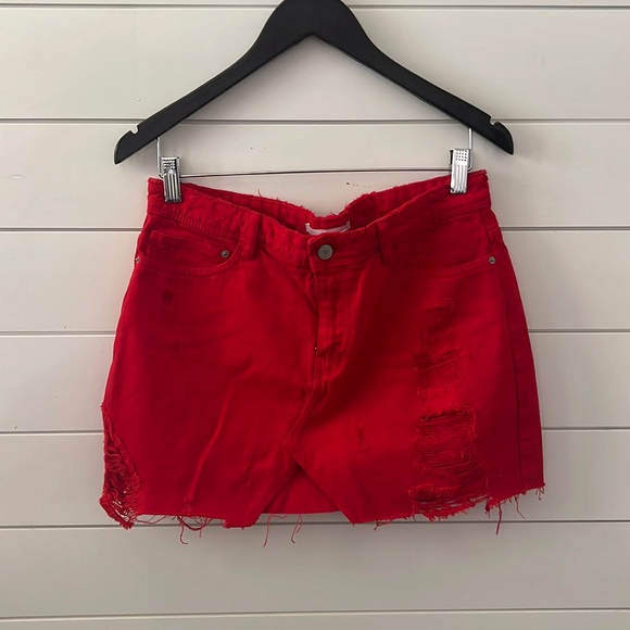 Zara Skirts Zara Denim Skirt Poshmark